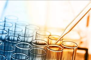 test tubes being filled