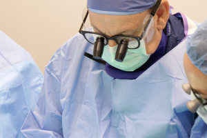 doctor working in a lab